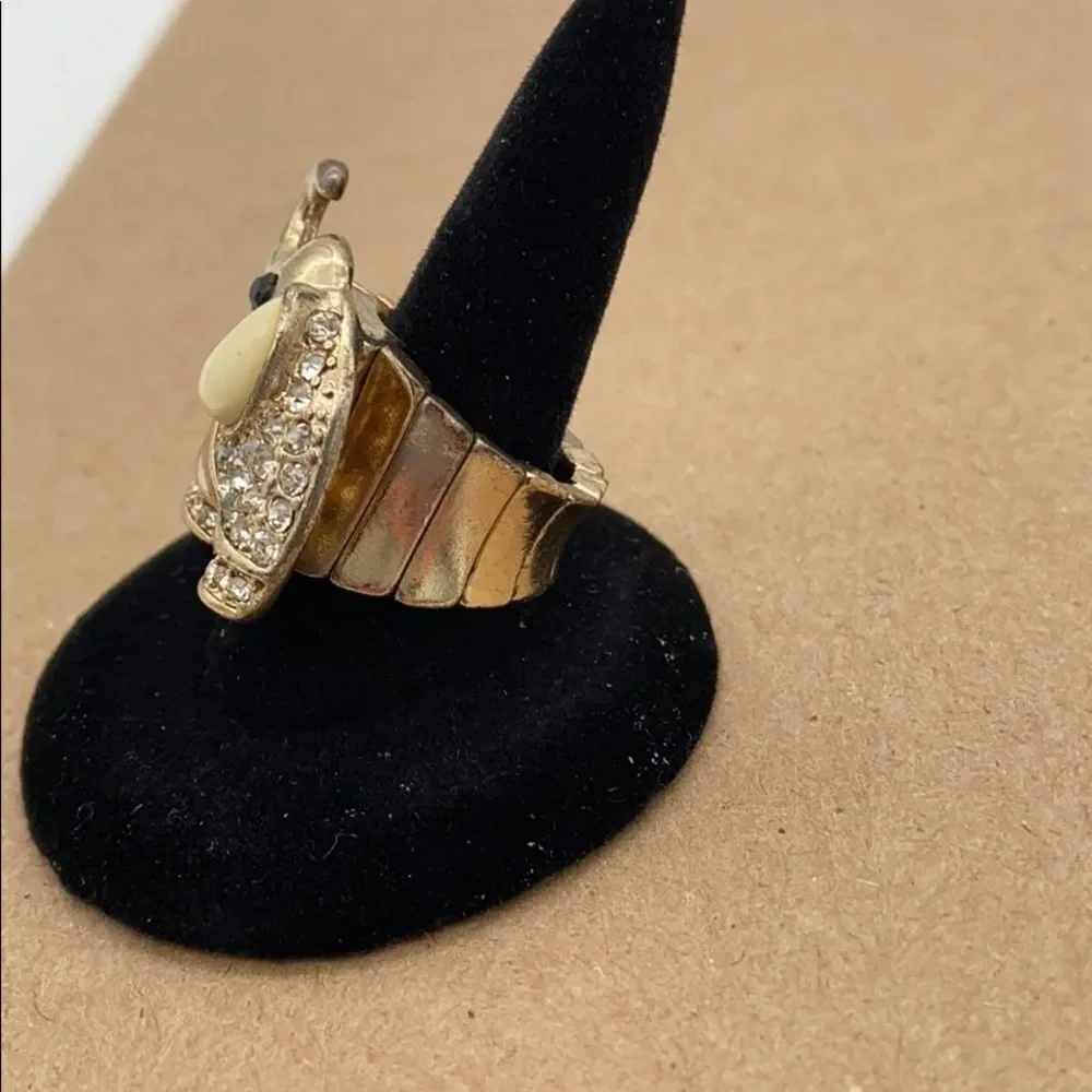 🍭6/$30 Elephant rhinestone stretch ring